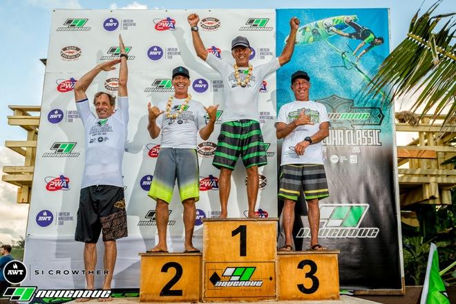 The NoveNove Maui Aloha Classic AWT Grand Masters Winners © American Windsurfing Tour / Sicrowther